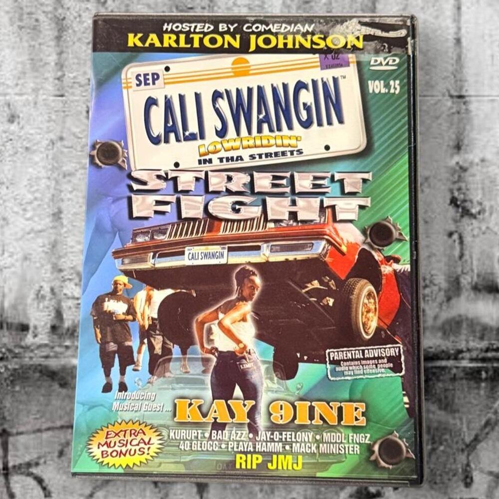 Cali Swangin’ Lowridin’ in the Streets Vol. 25 Street Fight DVD 2002 Lowrider